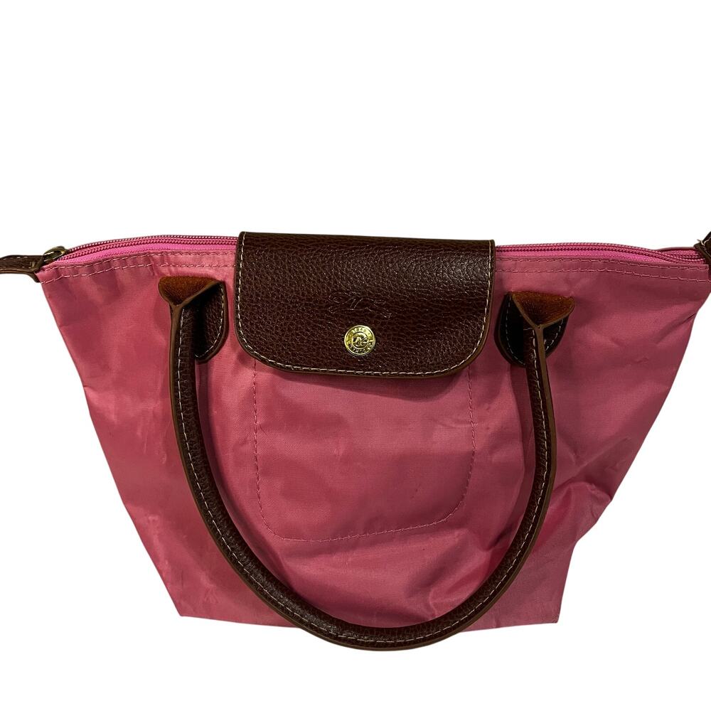 Longchamp Le Pliage Small Tote Bag in Pink